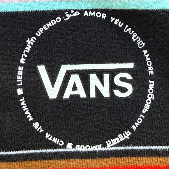 VANS S PRIDE COLLECTION Rainbow RInger Tee Streetwear Mulitcolor Festival LGBTQ - Picture 9 of 11